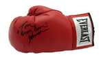 Tom Boom Boom Johnson Boxing Signed Everlast Red Left Boxing Glove JSA COA