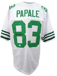 Philadelphia Eagles Vince Papale Signed White Jersey with JSA COA