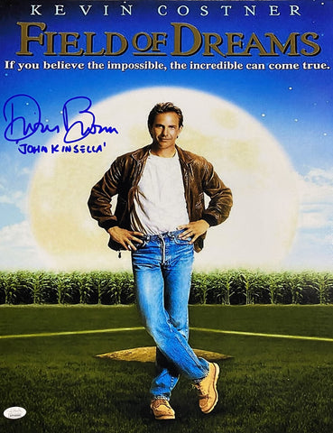 Dwier Brown Field of Dreams 16x20 Movie Poster John Kinsella Inscr With JSA COA