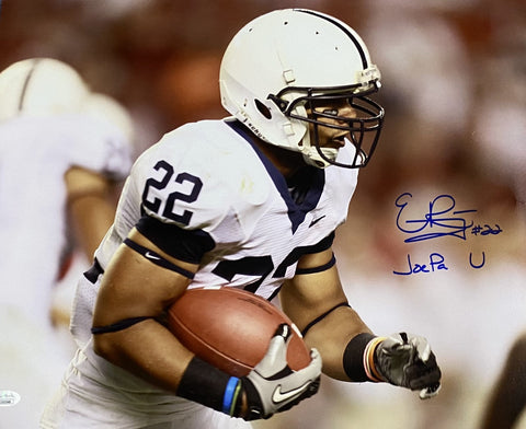 Evan Royster Penn State Nittany Lions Signed 16x20 Joe Pa U Inscr With JSA COA