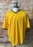 Jose Canseco Signed Pro Style custom A's jersey, with WSC inscription in silver (blank front) JSA COA