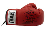 Tony TNT Tubbs Boxing Champ Signed Everlast Red Right Boxing Glove JSA COA